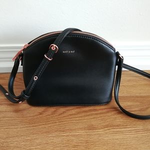 Matt and Nat dome black crossbody bag, in great condition